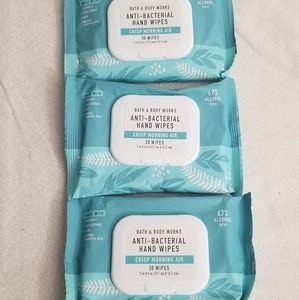 3 Bath and Body Works Anti-Bacterial Hand Wipes